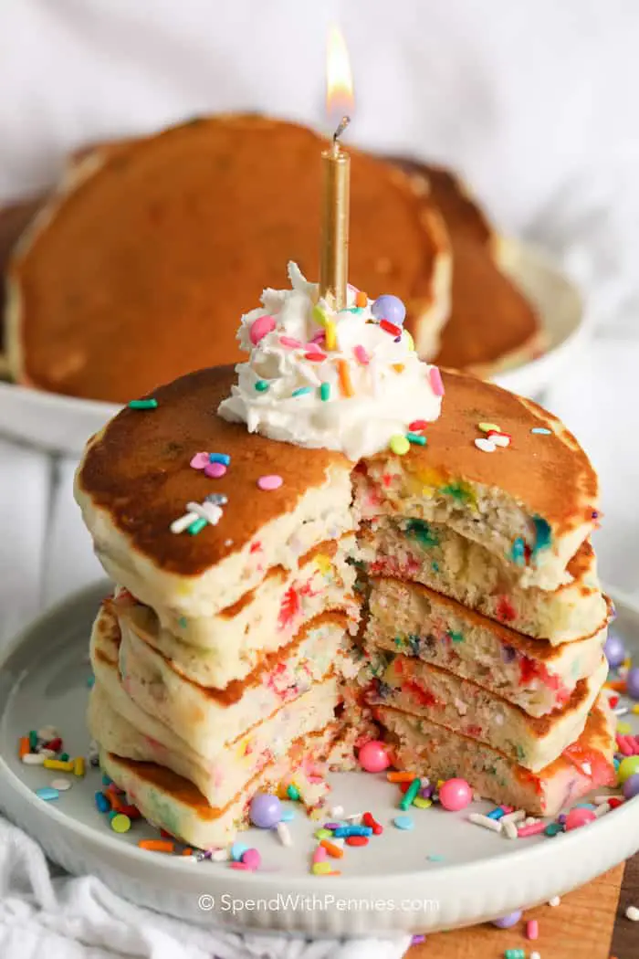 Birthday Cake Pancakes SpendWithPennies 23