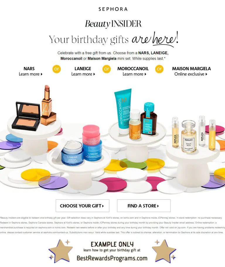 Sephora Free Birthday Gift 2021