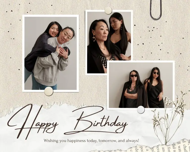 canva neutral torn paper happy birthday photo collage 1RBKwTdrq2I