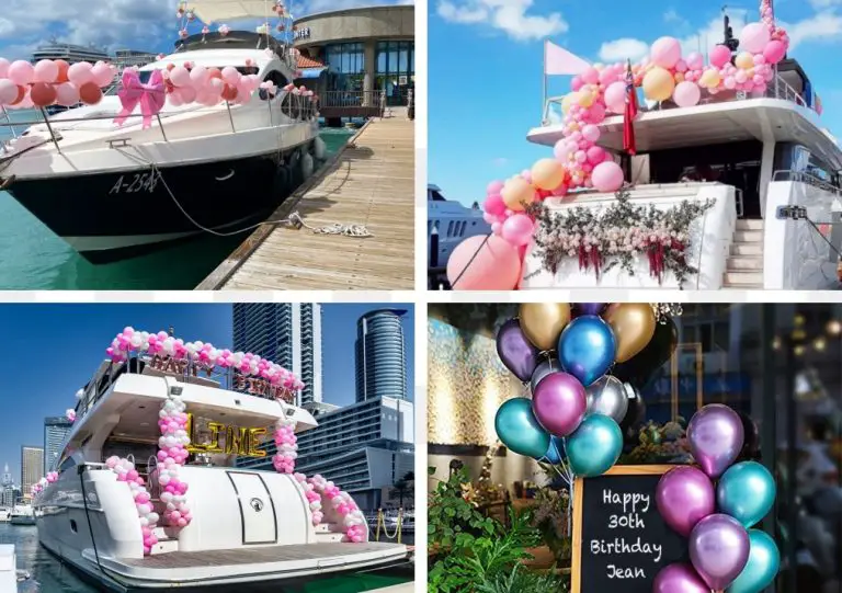 party yacht decoration