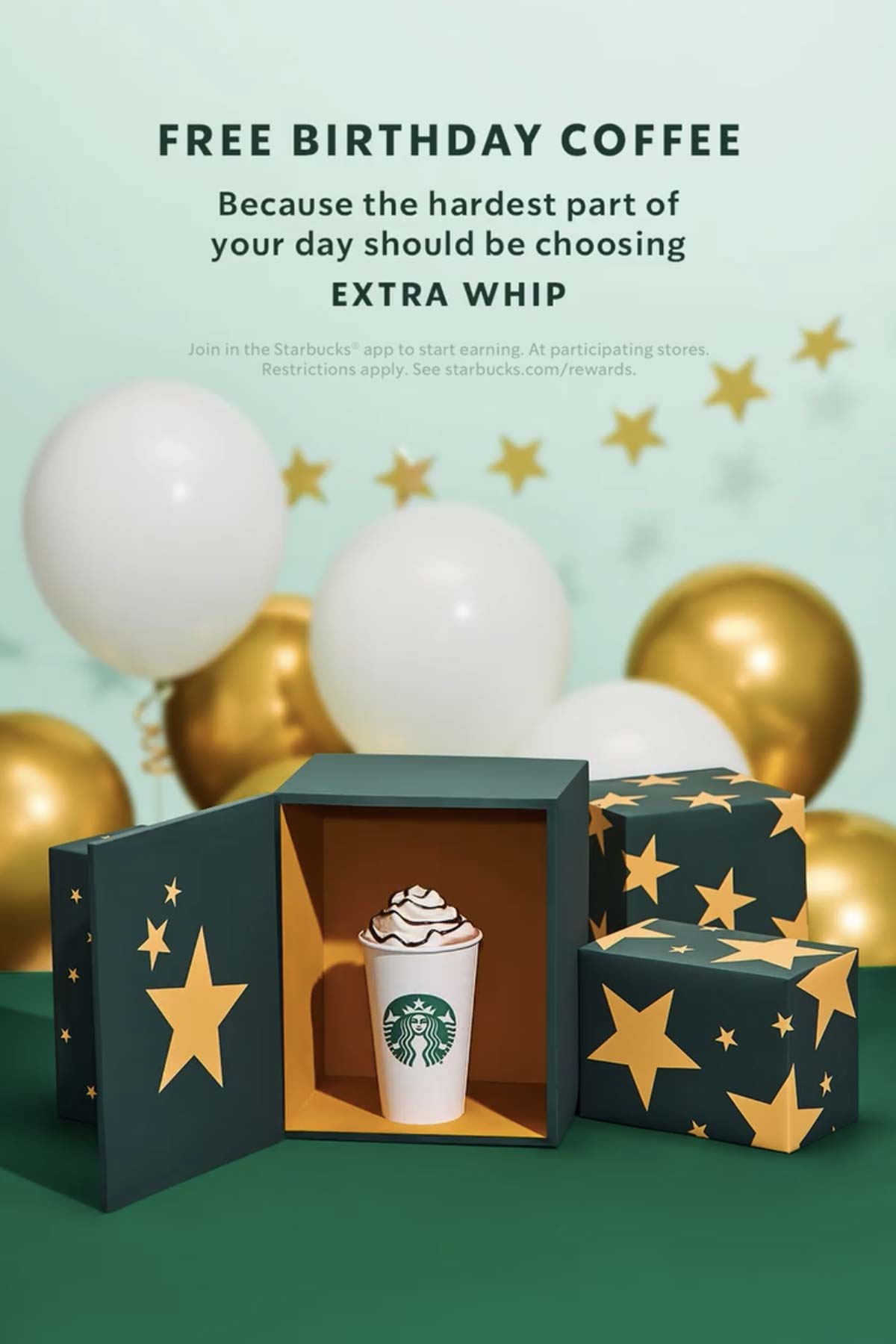 do you get free stuff from starbucks on your birthday