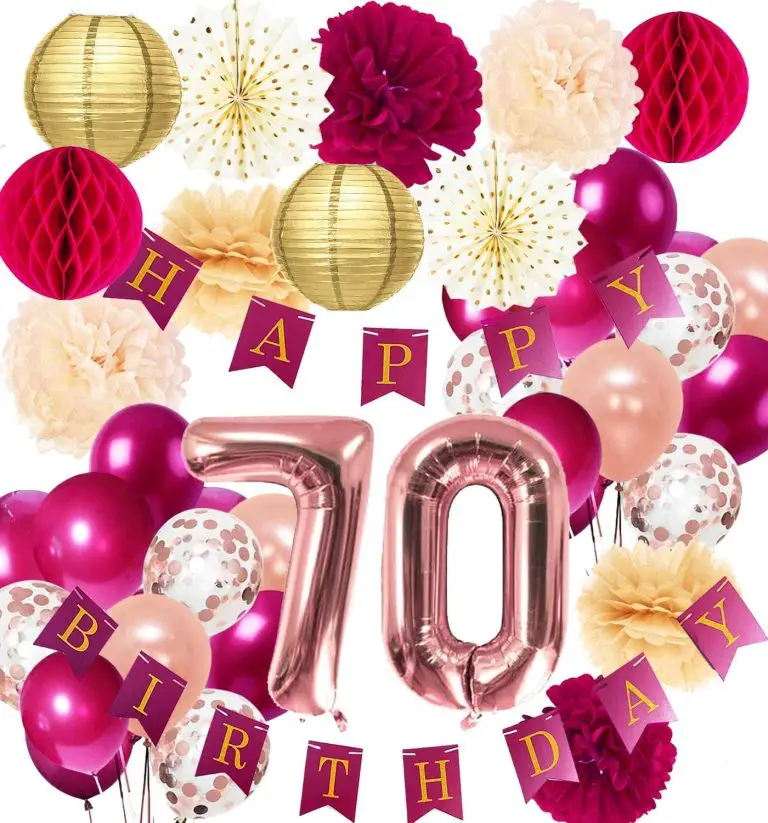 What Are The Colors For 70th Birthday?