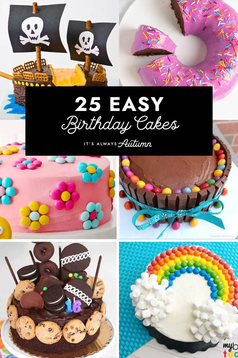 easy birthday cakes pin 1