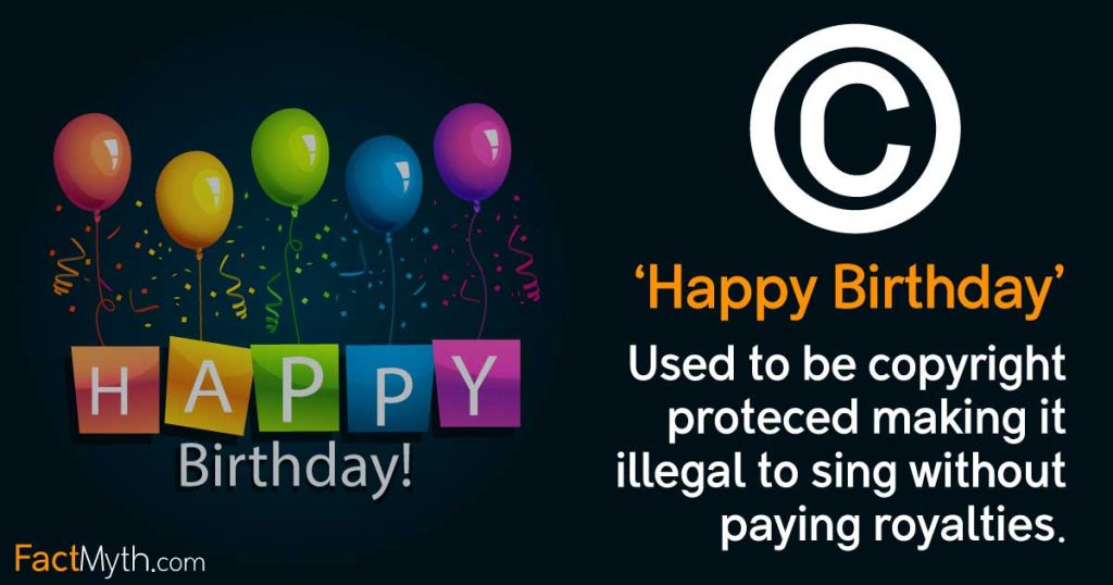 happy birthday was copyrighted