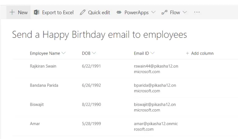 How To Send Birthday Email To Employees?
