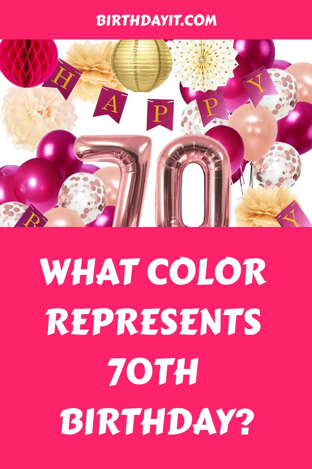 what-color-represents-70th-birthday