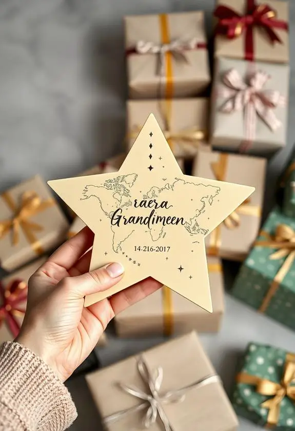 Top 15 Unique Ideas for Grandma's 50th Birthday Gift 10 customized celestial sky chart