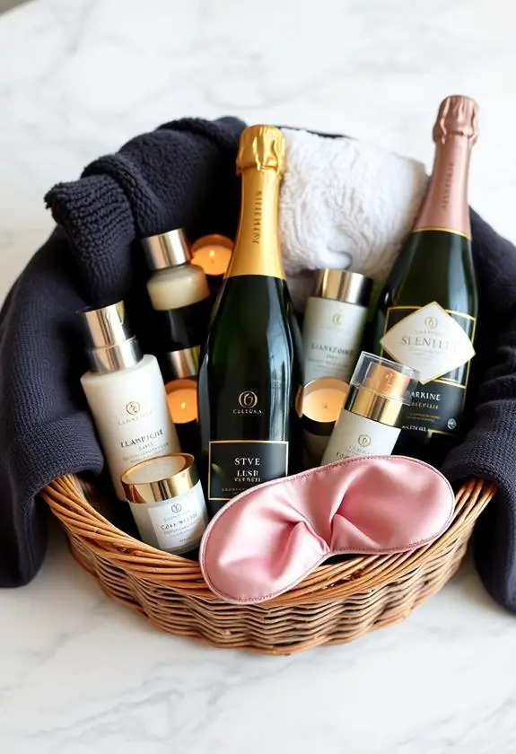 Top 15 Unique Ideas for Grandma's 50th Birthday Gift 5 indulgent relaxation spa basket